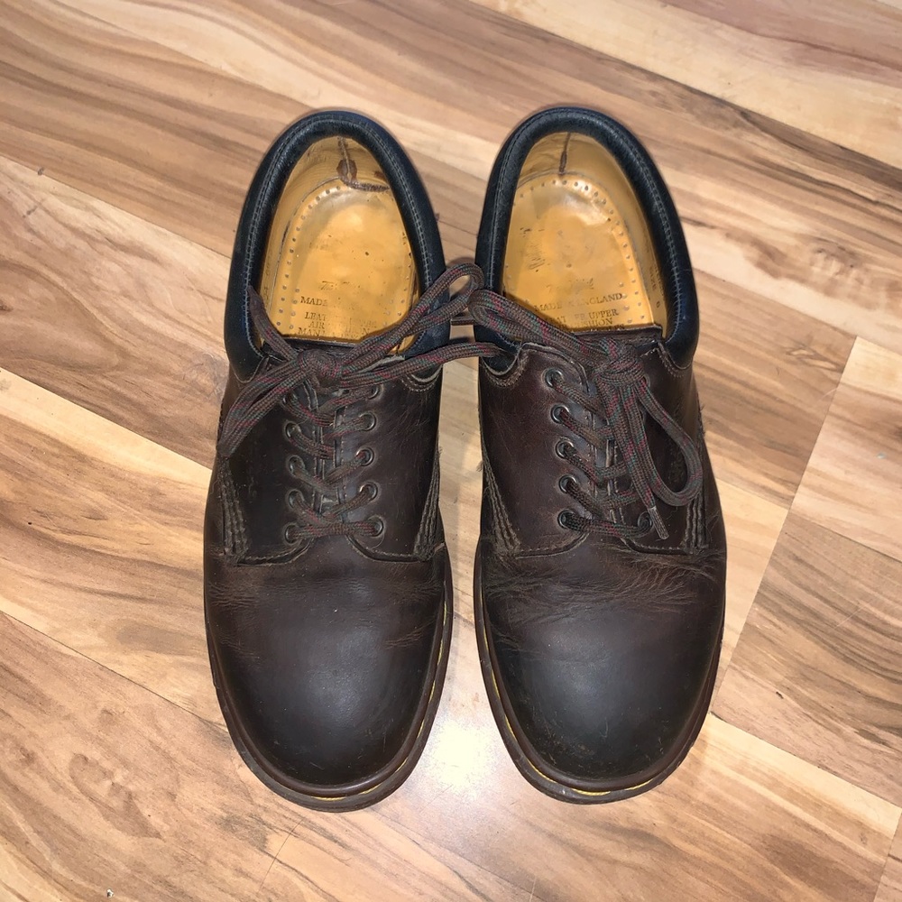 Made in England Dr. Martens Dark Brown
